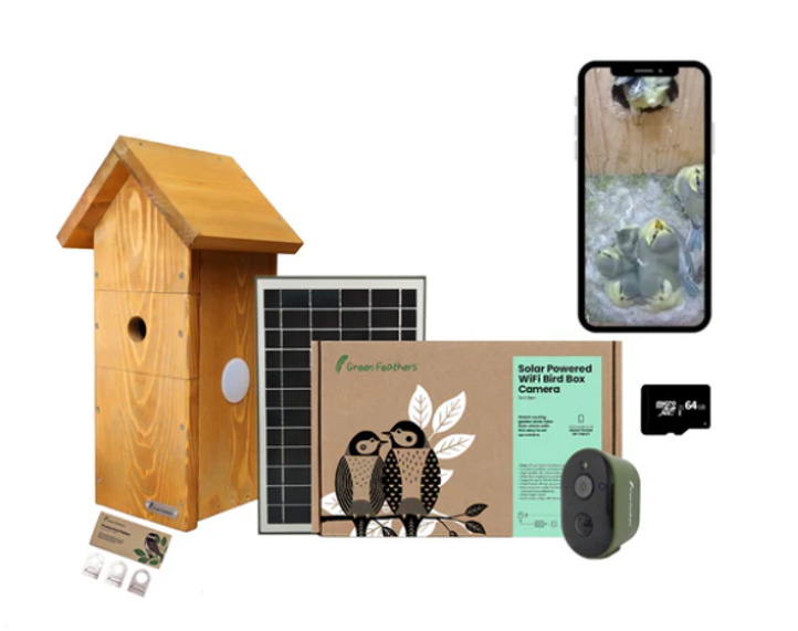 Example of the bird boxes and cameras